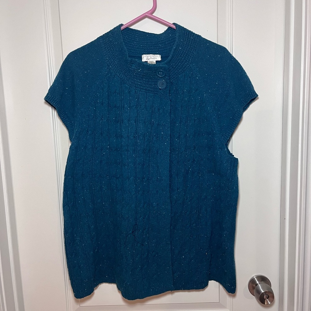 Christopher & Banks Shaw/Cardigan Sweater